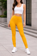 Women’s High-Waisted Belt Leggings – Stretch Slim Fit Activewear & Everyday Comfort Pants